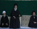 جای خالی یک نفر در کنار رهبری + تصاویر