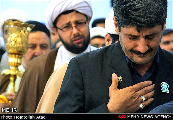 خطبه خوانی در حرم حضرت معصومه (س)