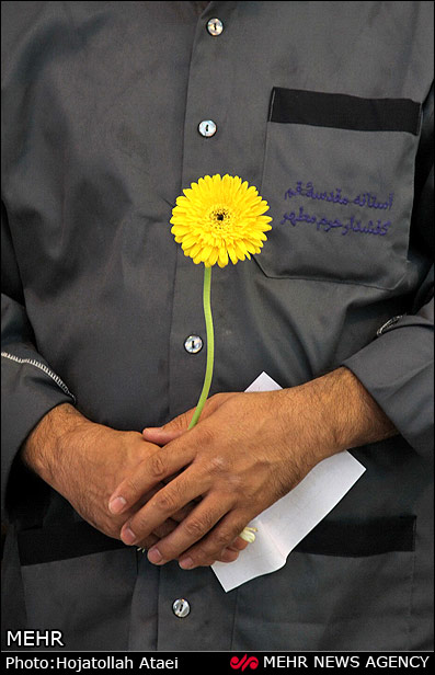 خطبه خوانی در حرم حضرت معصومه (س)