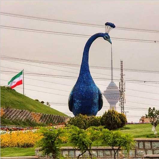 نمایی متفاوت از برج میلاد