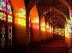 نمای داخلی مسجد نصیر الملک شیراز