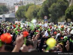 کاروان زیارتی امام رضا (ع) + تصاویر