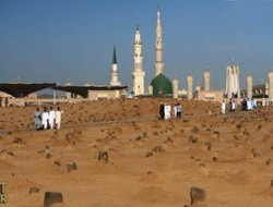 روز گذشته قبرستان شريف بقيع + تصاویر