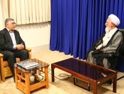 دیدار رییس جهاددانشگاهی با آیت الله عبدالله جوادی آملی