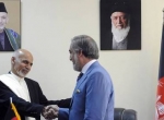 اشرف غنی رئیس‌جمهور افغانستان و عبدالله عبدالله که سمت جدیدی در حکومت متحد ملی بر عهده دارد (رویترز)