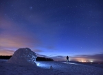 عکاسی در سرد ترین شب سال انگلستان