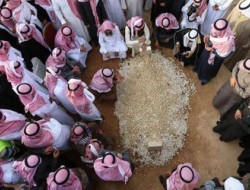 مراسم خاکسپاری پادشاه عربستان +تصاویر