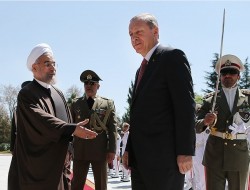 استقبال رسمی حسن روحانی از رجب طیب اردوغان