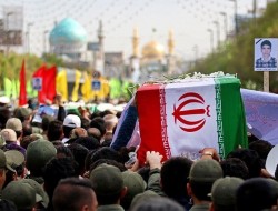 تشییع شهدای پلیس مرزبانی در مشهد