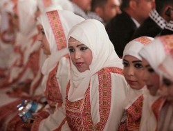 بزرگترین جشن ازدواج دسته جمعی در غزه