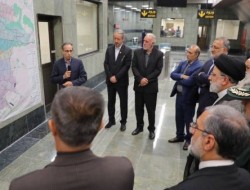 افتتاح چهار ایستگاه مترو با حضور رئیسی