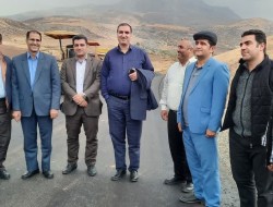 پایان انتظار چندین ساله مردم روستای لرخانی، بعداز چهار دهه راه دسترسی این روستا آسفالت شد