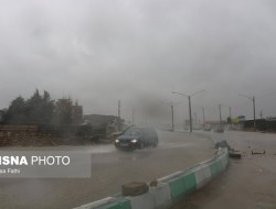 بارش شدید باران به زیرساخت‌های شهری کرمانشاه خسارت زد